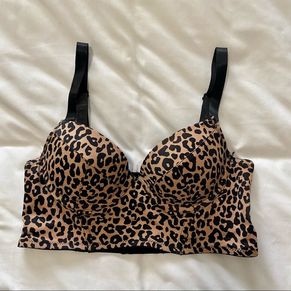 Cheetah push up bra